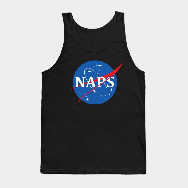 Nasa Logo Naps Tank Top by Nerd_art